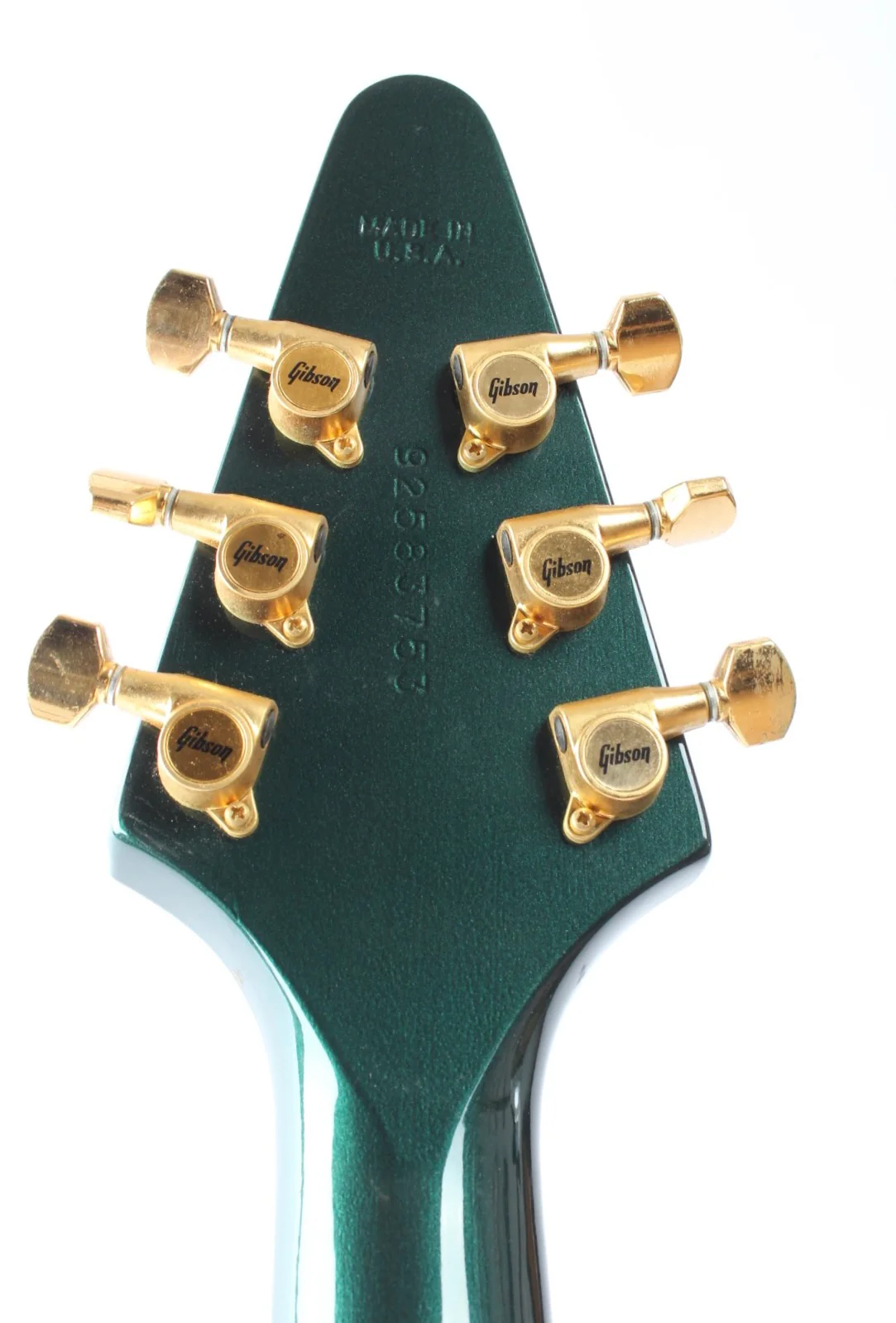 1993 Gibson Flying V metallic green - Image 10