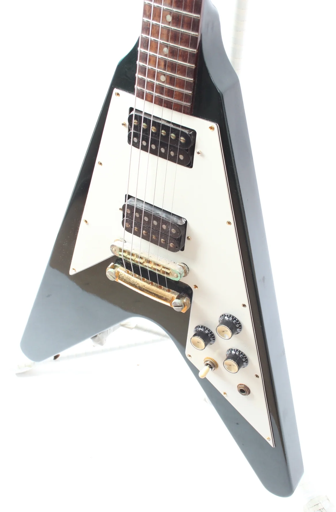 1993 Gibson Flying V metallic green - Image 3
