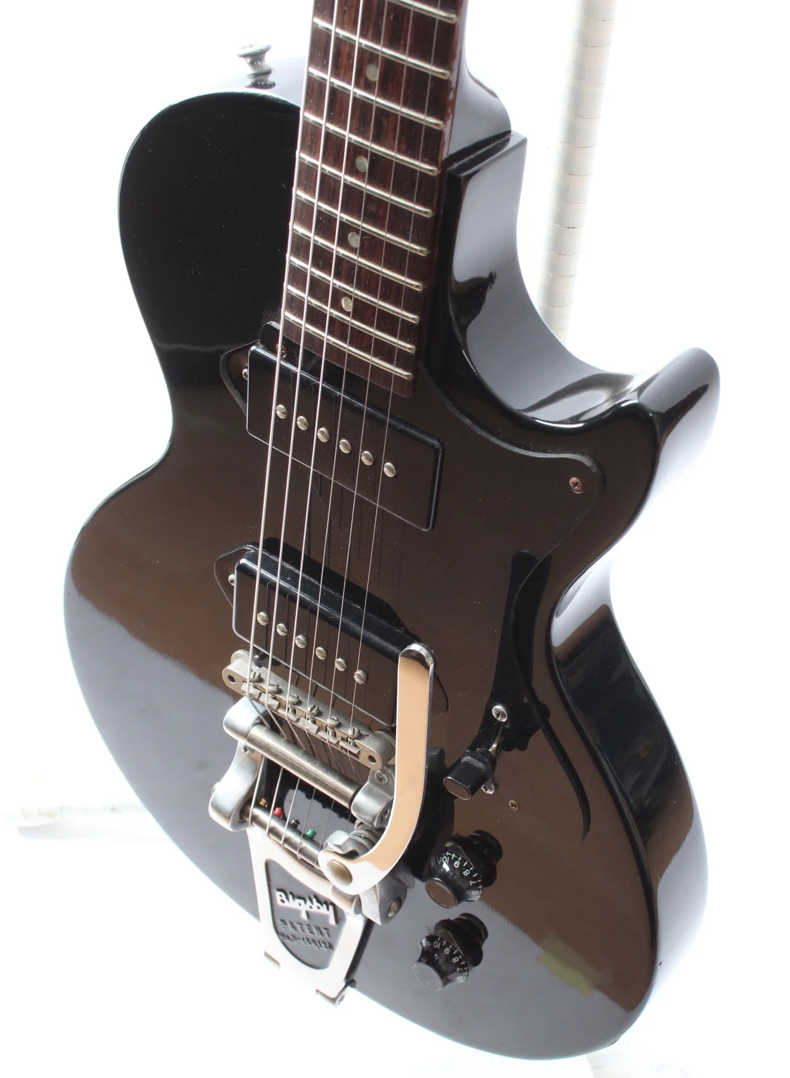 1993 Gibson Les Paul Junior Bigsby ebony - Image 3