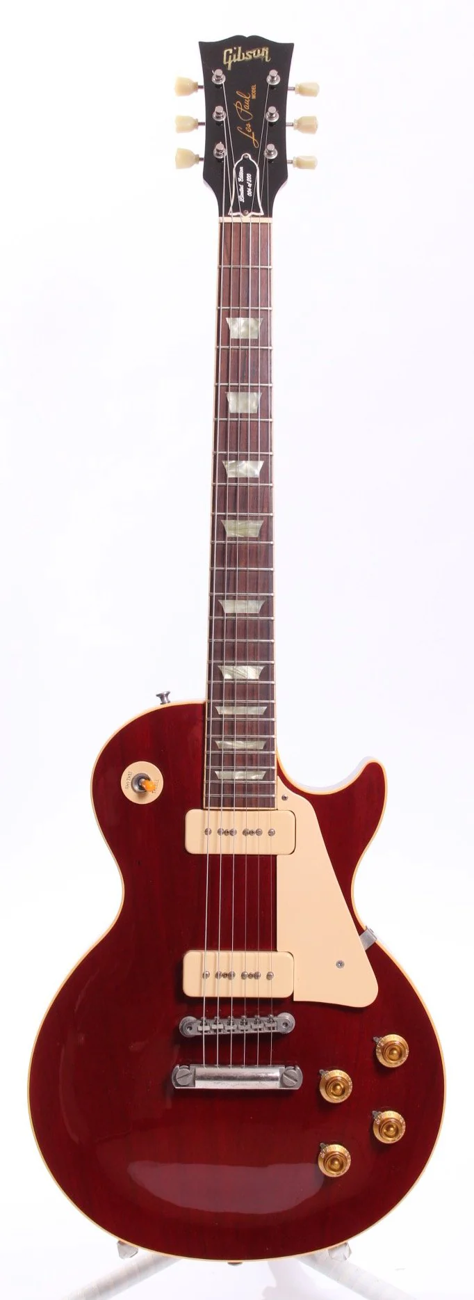 1993 Gibson Les Paul Limited Edition Mahogany P-90 Yamano cherry red