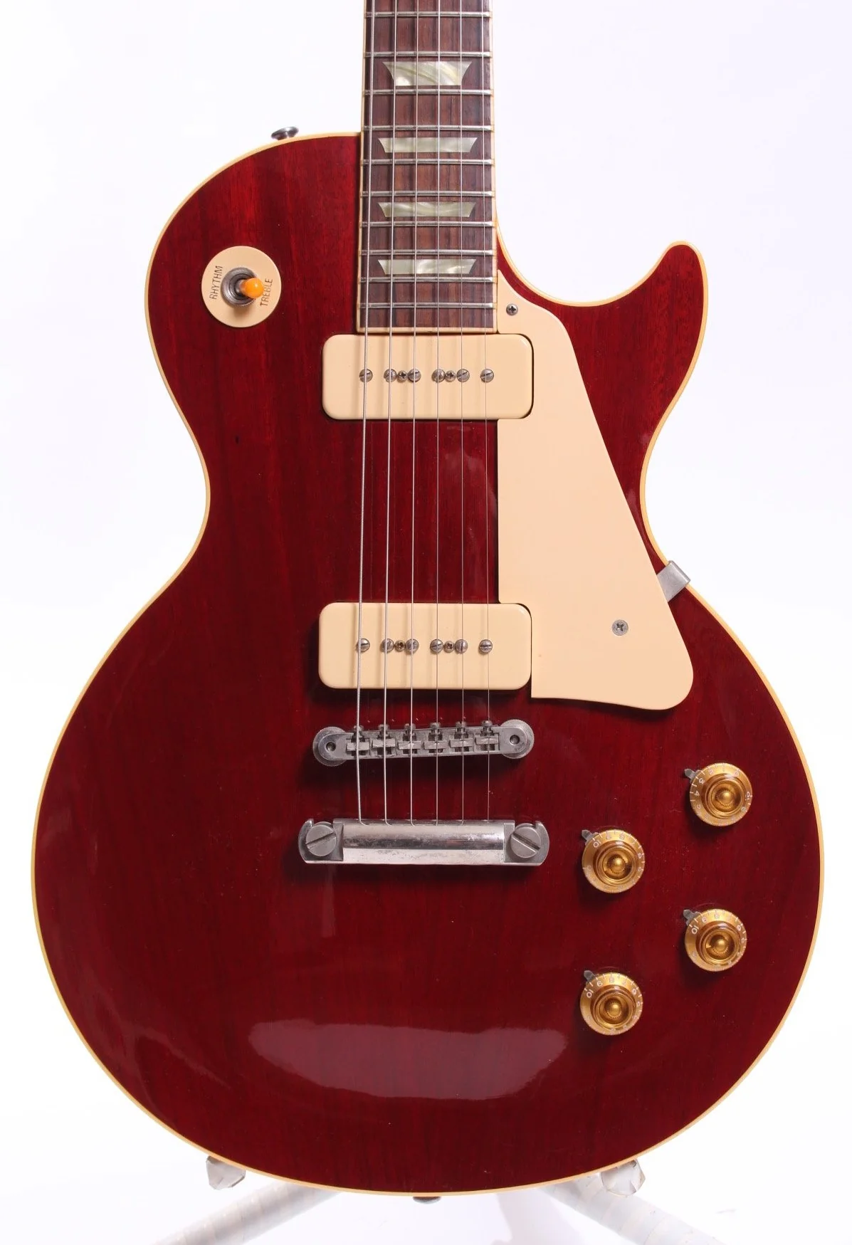 1993 Gibson Les Paul Limited Edition Mahogany P-90 Yamano cherry red - Image 2