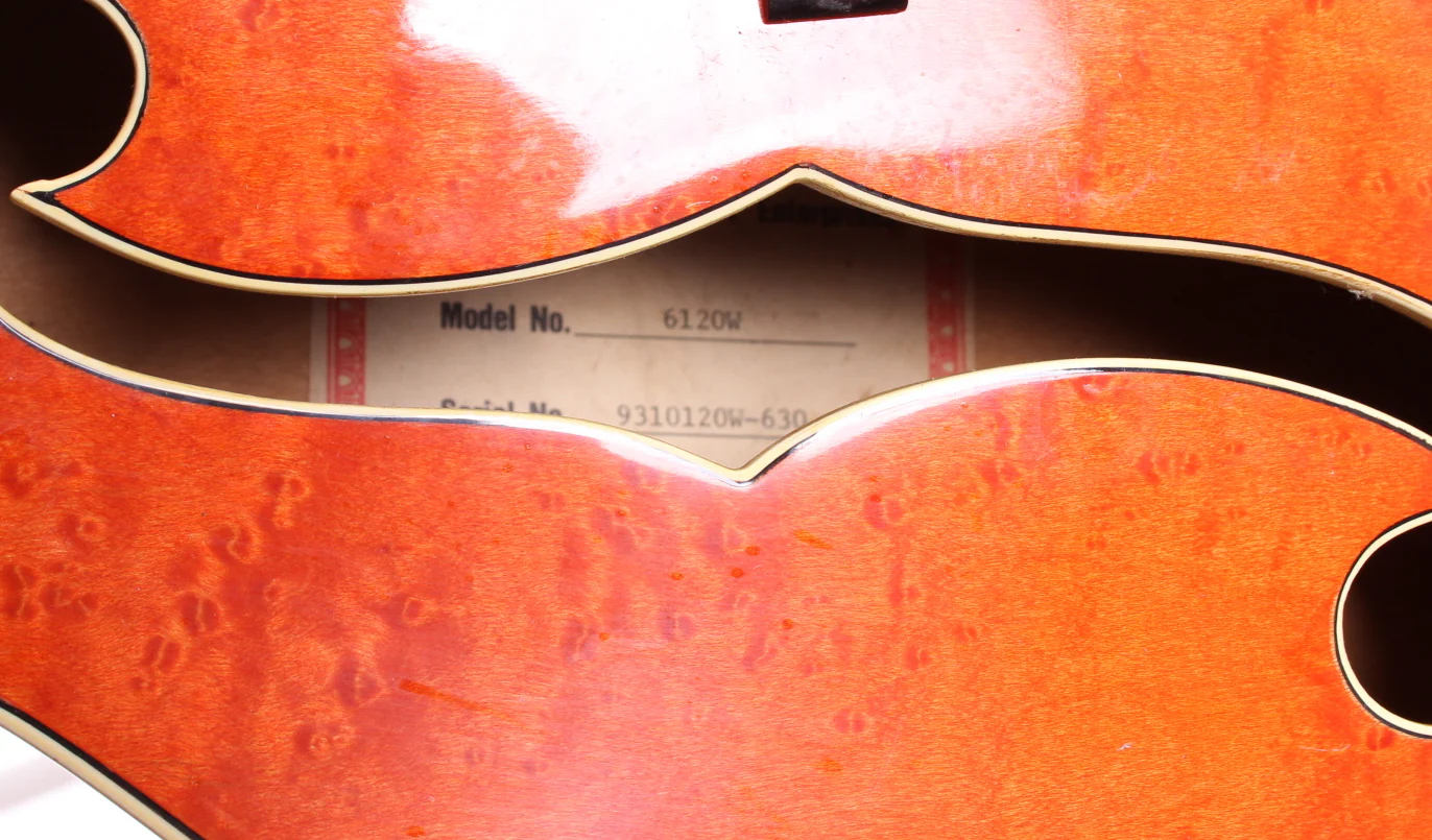 1993 Gretsch 6120W Nashville orange - Image 11