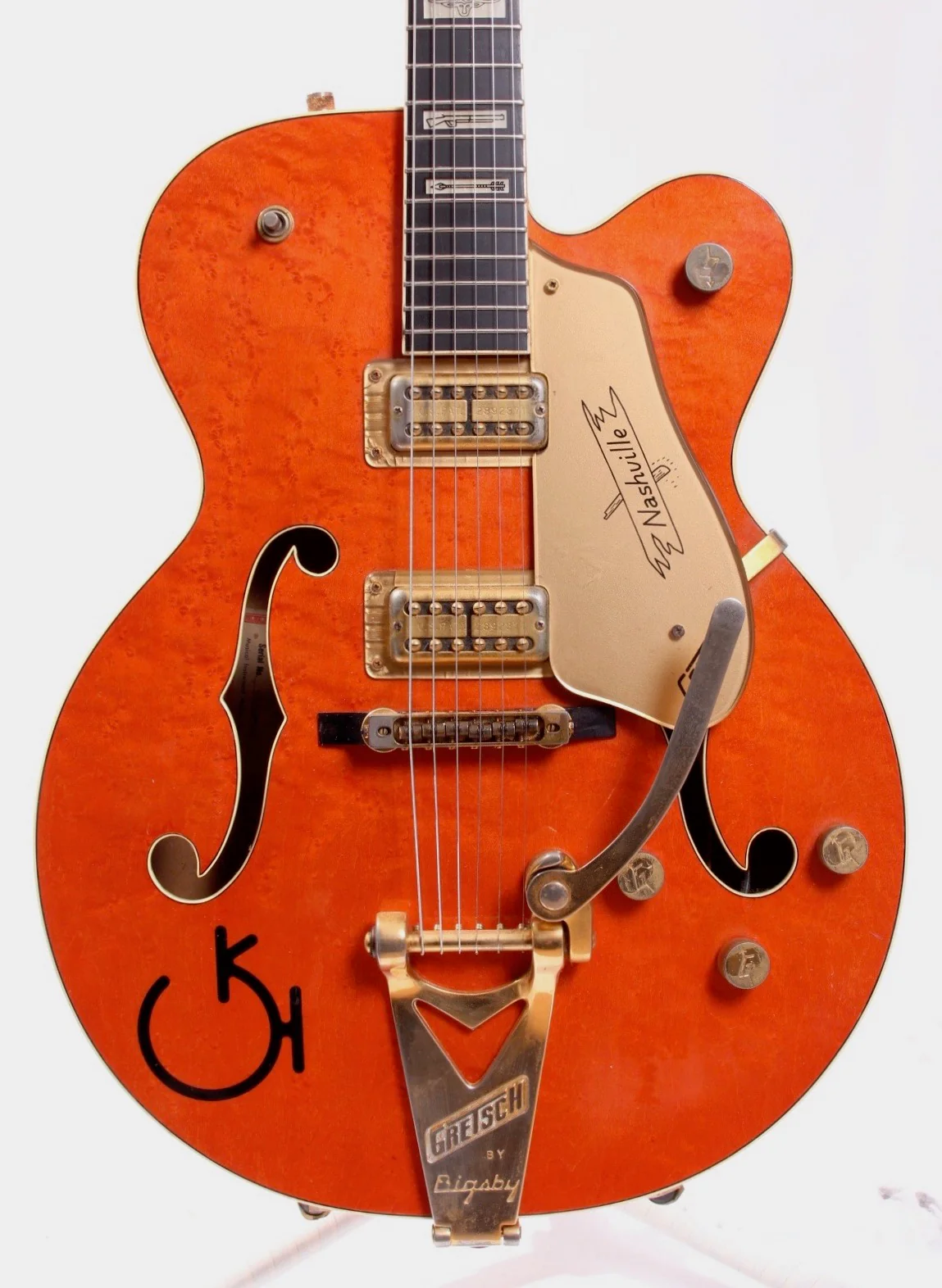 1993 Gretsch 6120W Nashville orange - Image 2