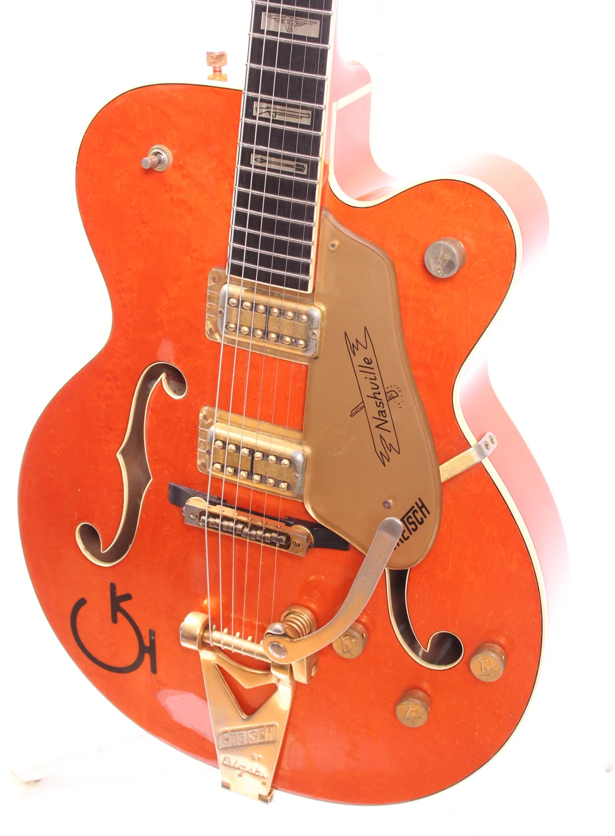 1993 Gretsch 6120W Nashville orange - Image 3