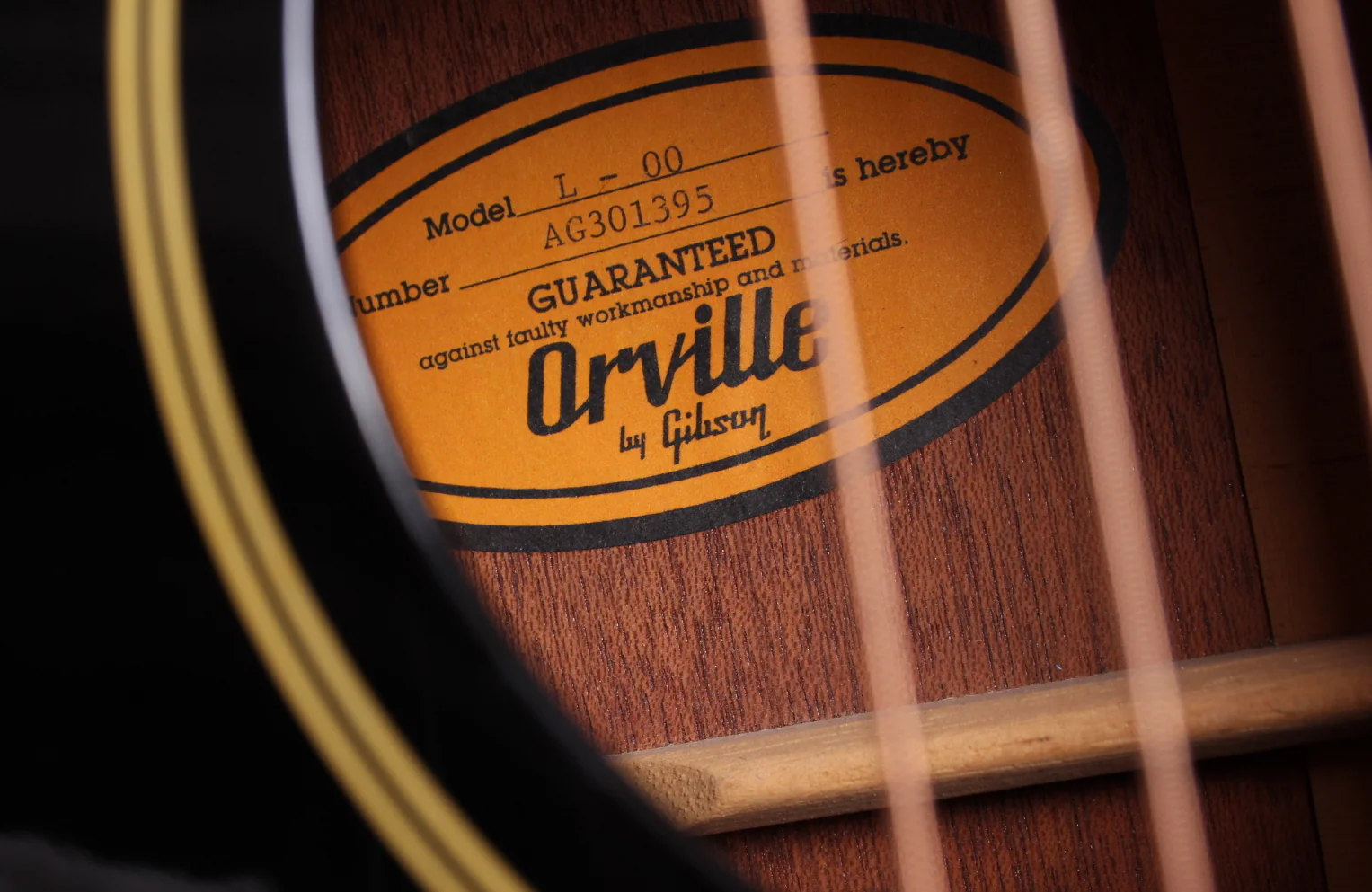 1993 Orville by Gibson L-00 ebony - Image 6