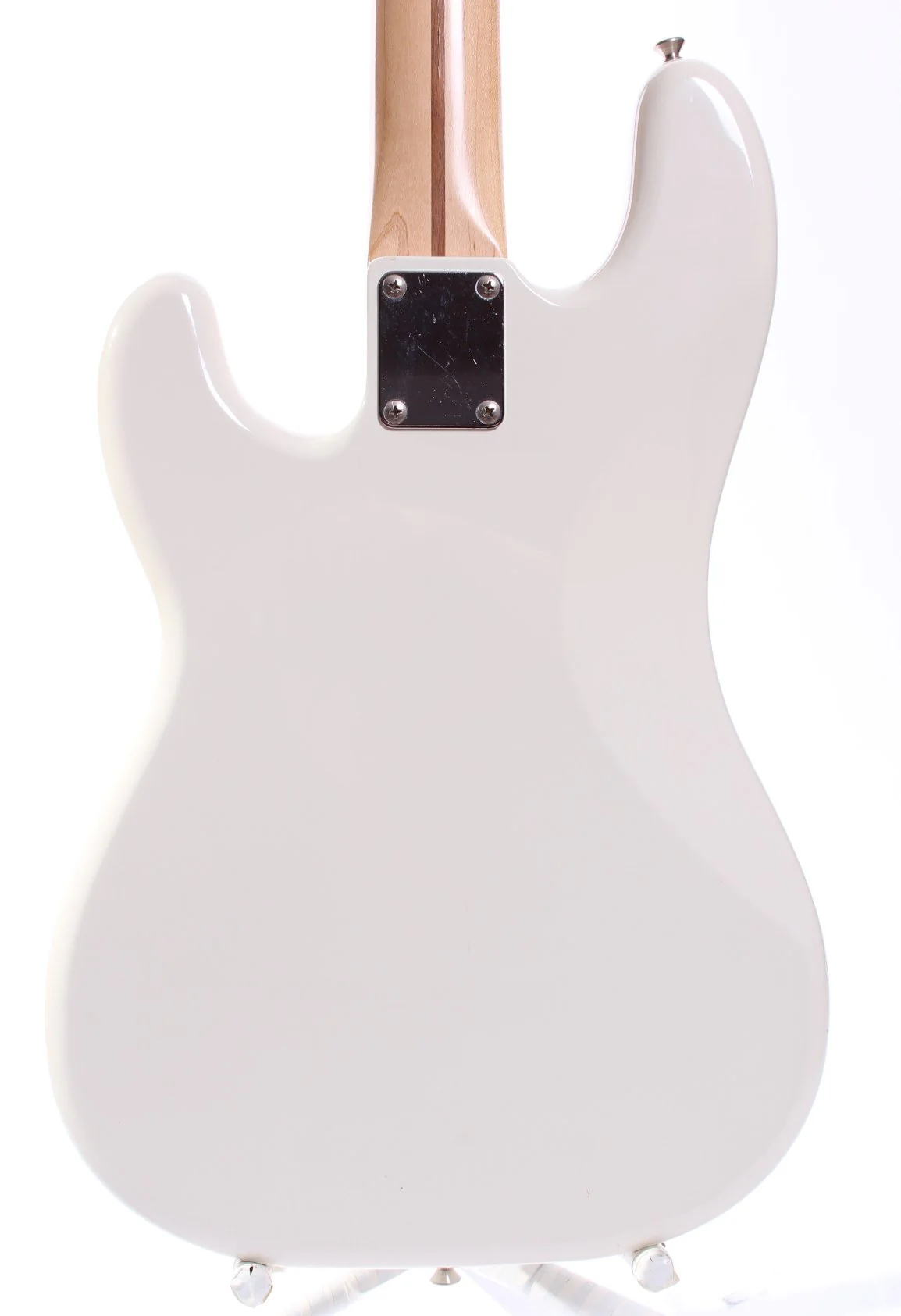 1993 Squier by Fender Japan Precision Bass olympic white - Image 2