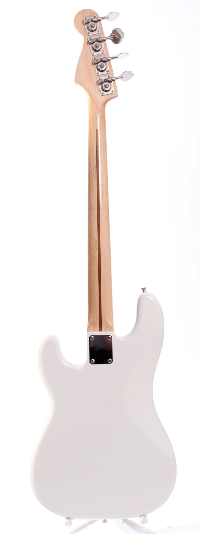 1993 Squier by Fender Japan Precision Bass olympic white - Image 4