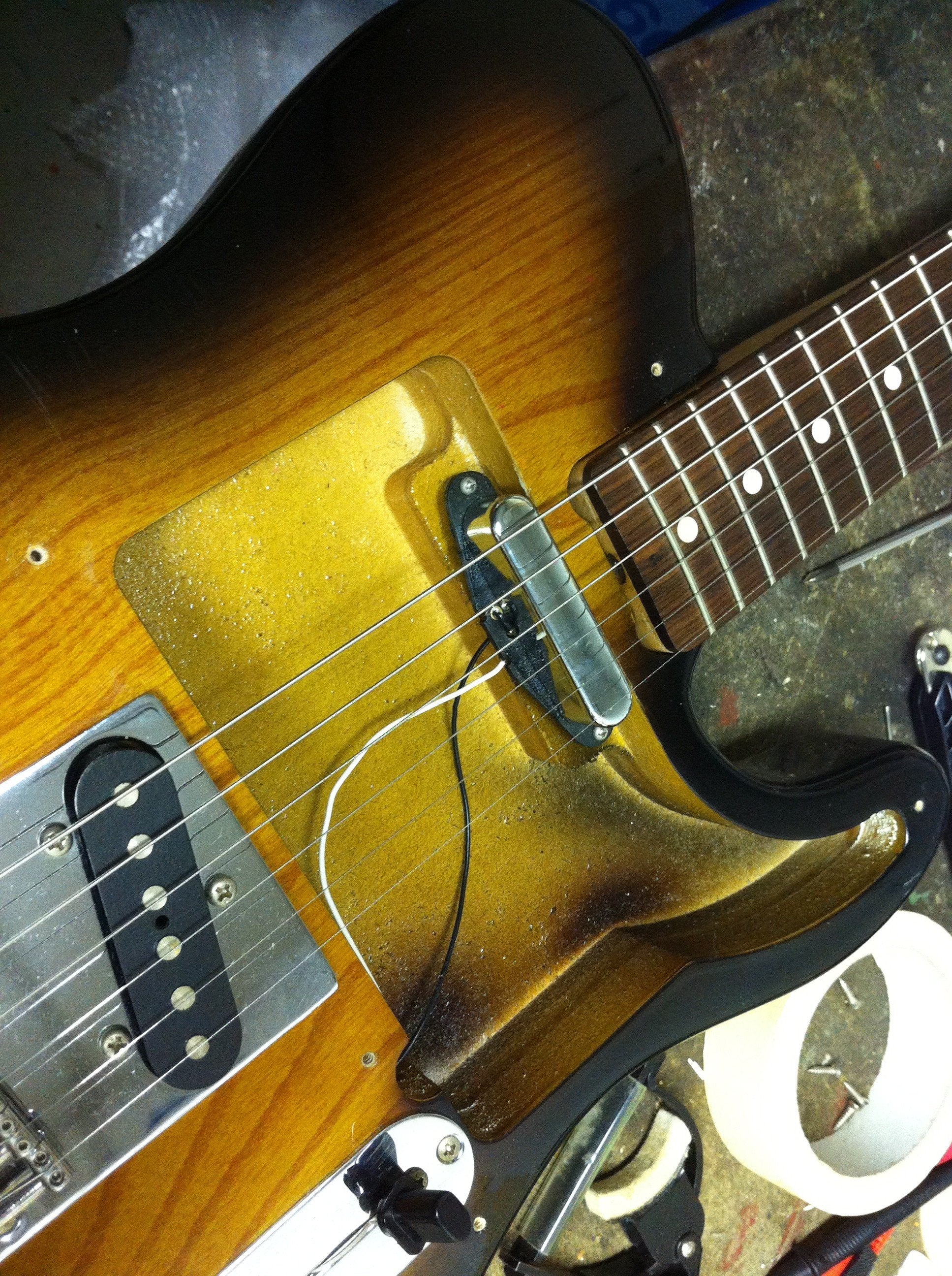 1993 Squier by Fender Japan Telecaster sunburst PROTOYPE - Image 10