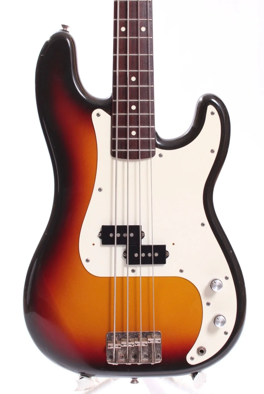 1993 Squier Precision Bass Silver Series sunburst - Image 2