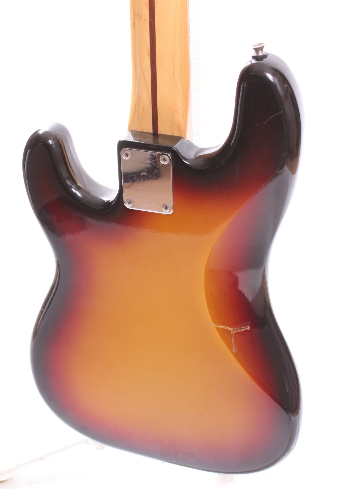 1993 Squier Precision Bass Silver Series sunburst - Image 8