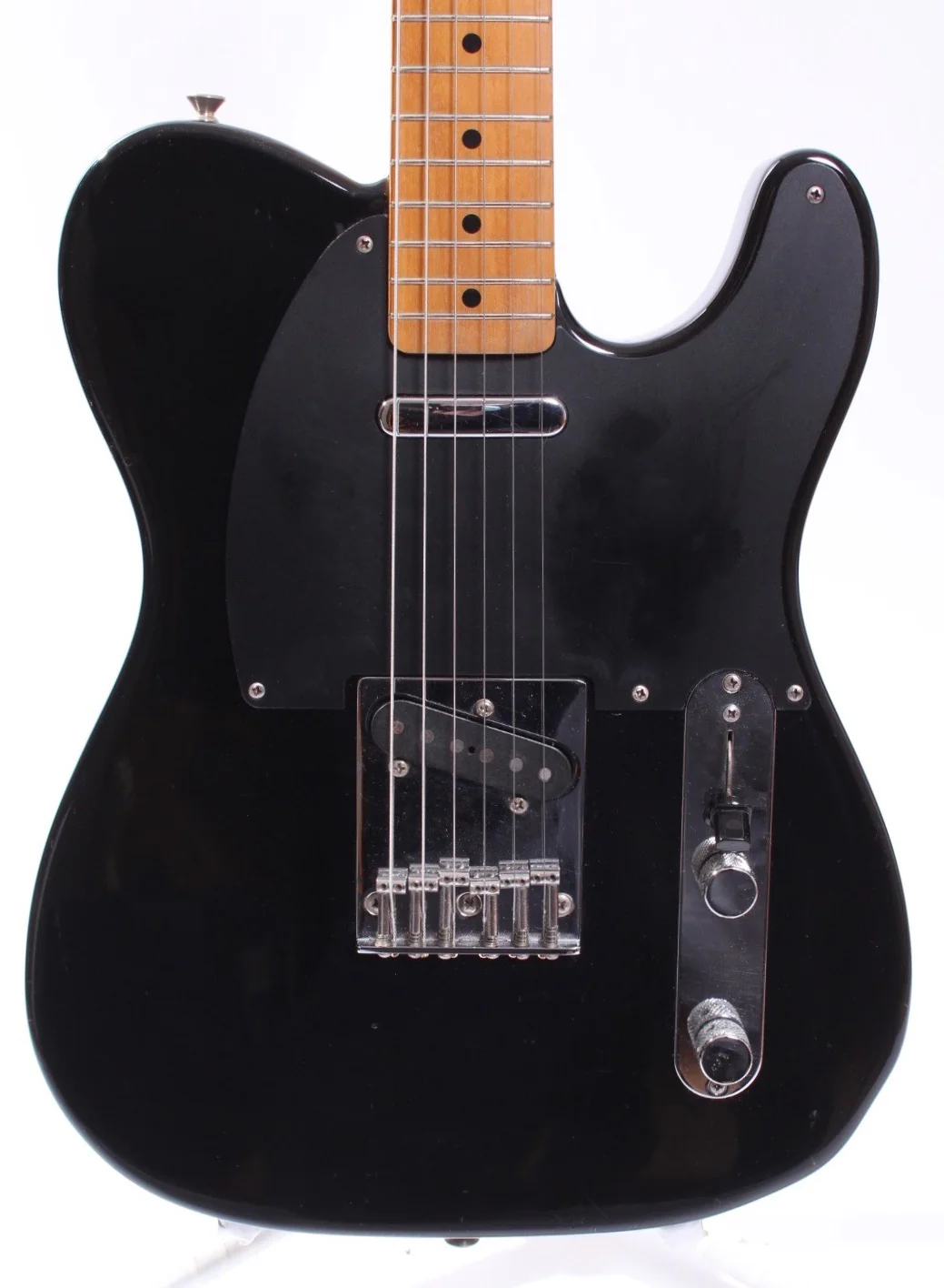 1993 Squier Telecaster Silver Series black - Image 2