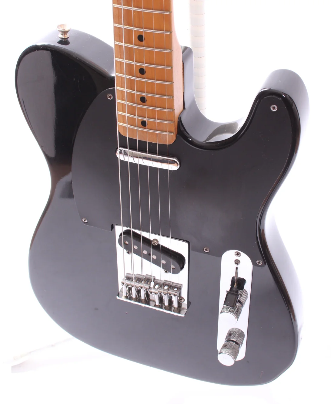 1993 Squier Telecaster Silver Series black - Image 3