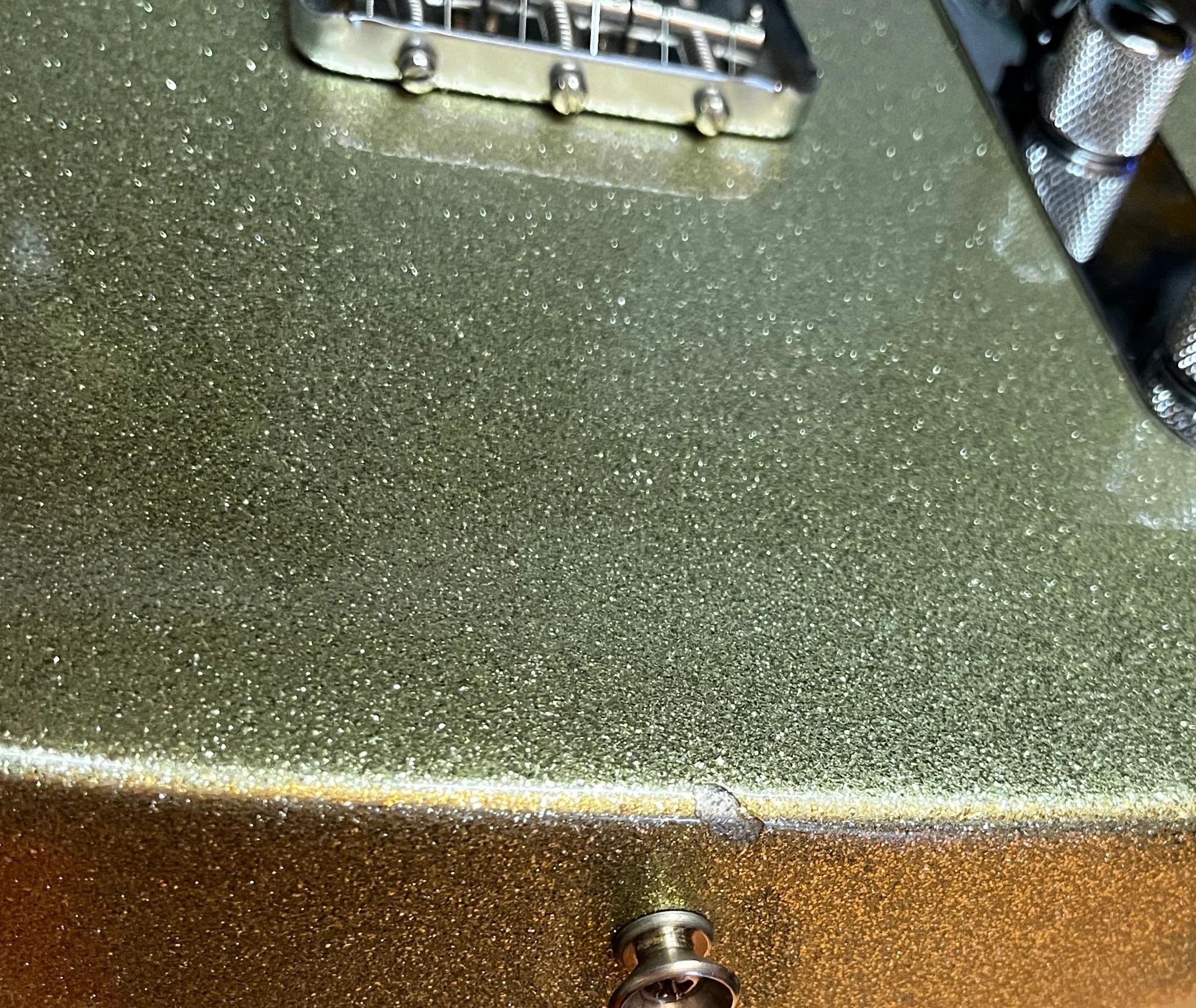 1994 Fender Custom Shop Sparkle Telecaster silver sparkle metallic - Image 12