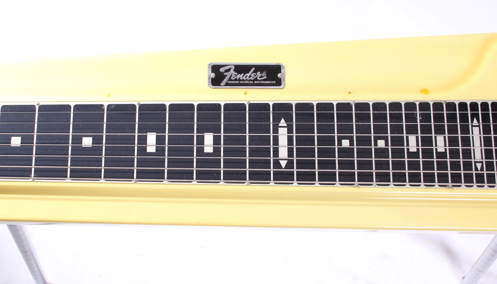 1994 Fender Deluxe 8 Console Lap Steel vintage white - Image 3