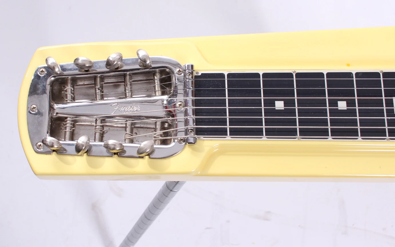 1994 Fender Deluxe 8 Console Lap Steel vintage white - Image 5