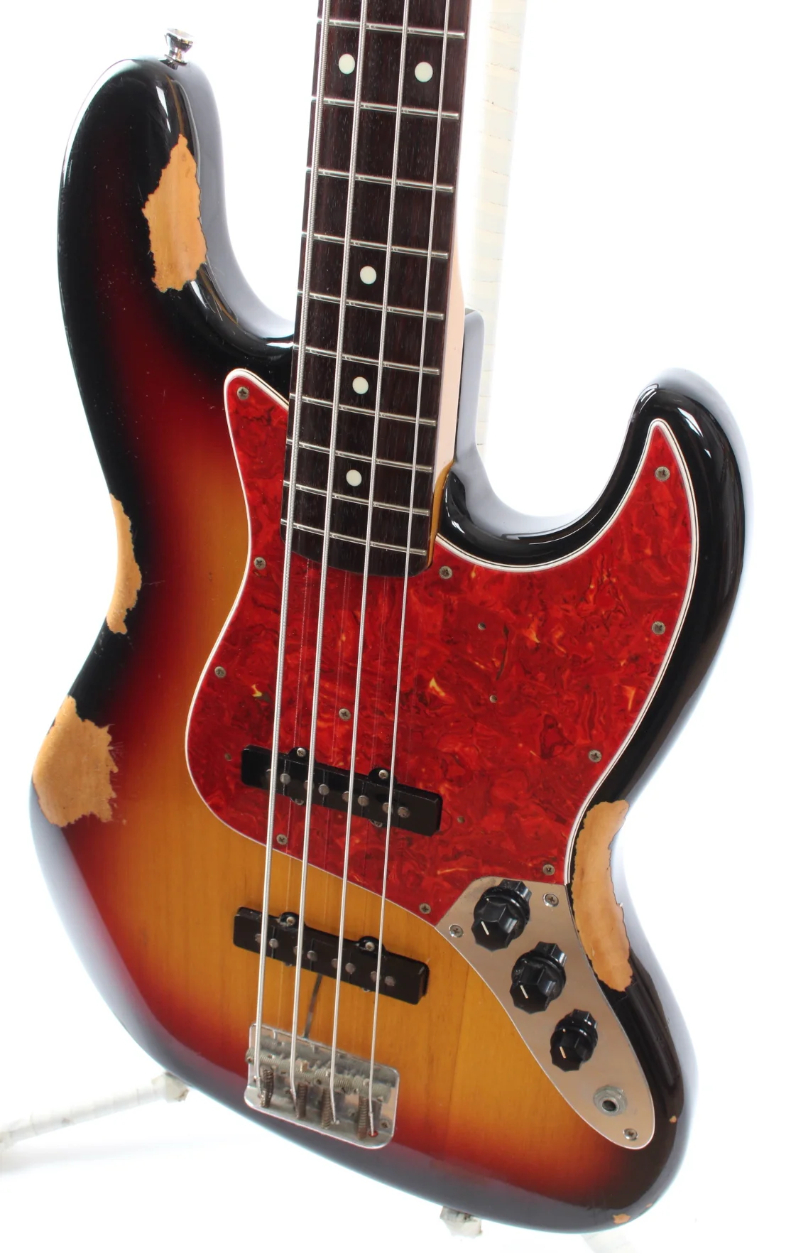 1994 Fender Jazz Bass 62 Reissue sunburst - Image 3