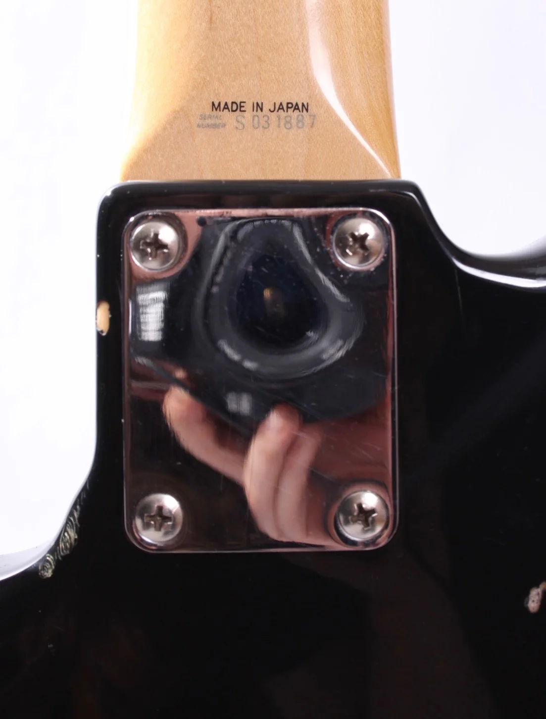 1994 Fender Jazz Bass factory fretless no lines black - Image 11