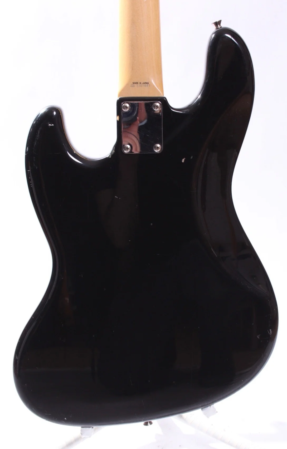 1994 Fender Jazz Bass factory fretless no lines black - Image 7