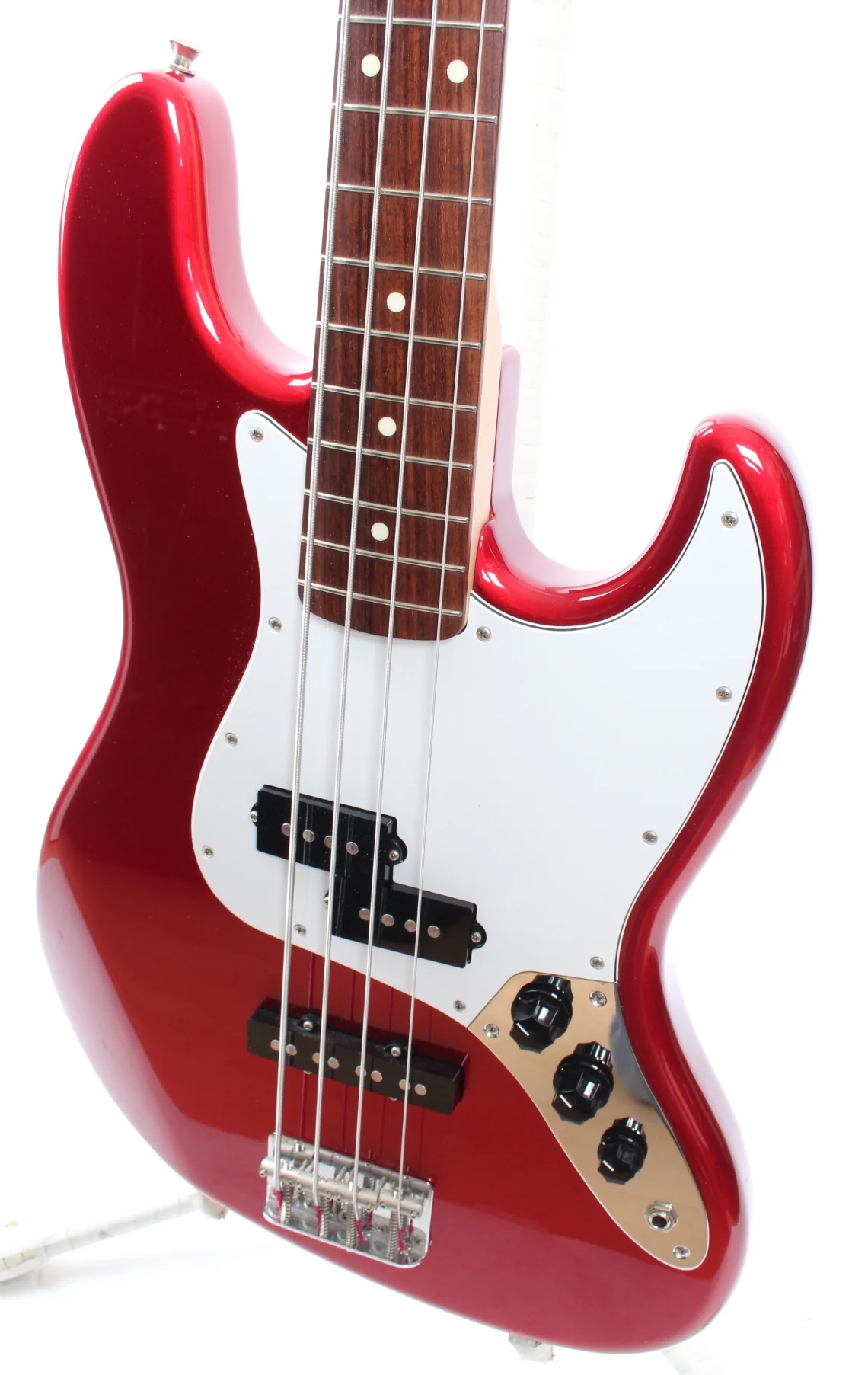 1994 Fender Jazz Bass PJ candy apple red - Image 3