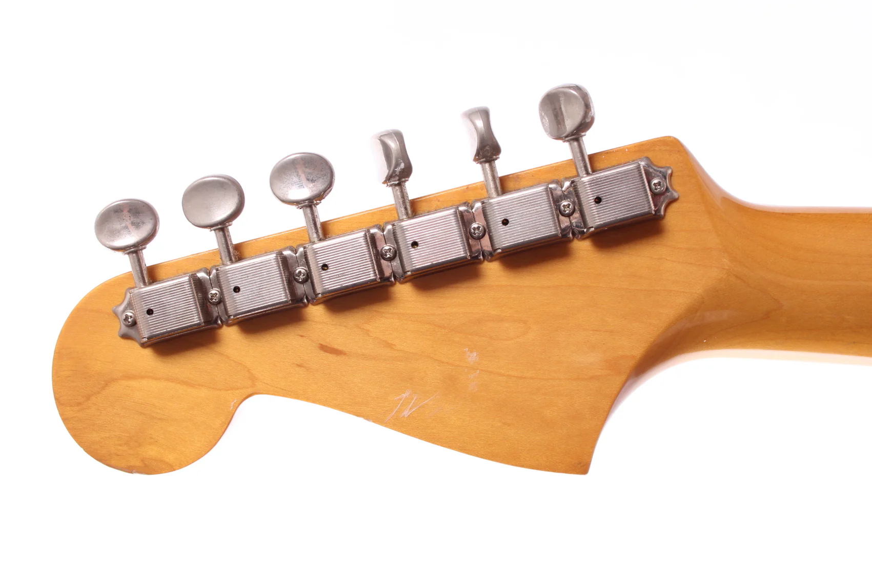 1994 Fender Jazzmaster 66 Reissue burgundy mist matching headstock - Image 10