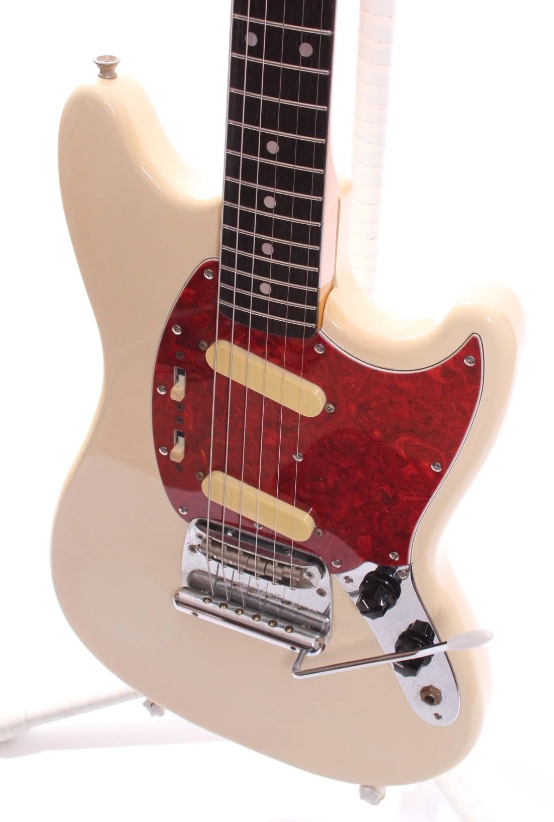 1994 Fender Mustang 65 Reissue vintage white - Image 3