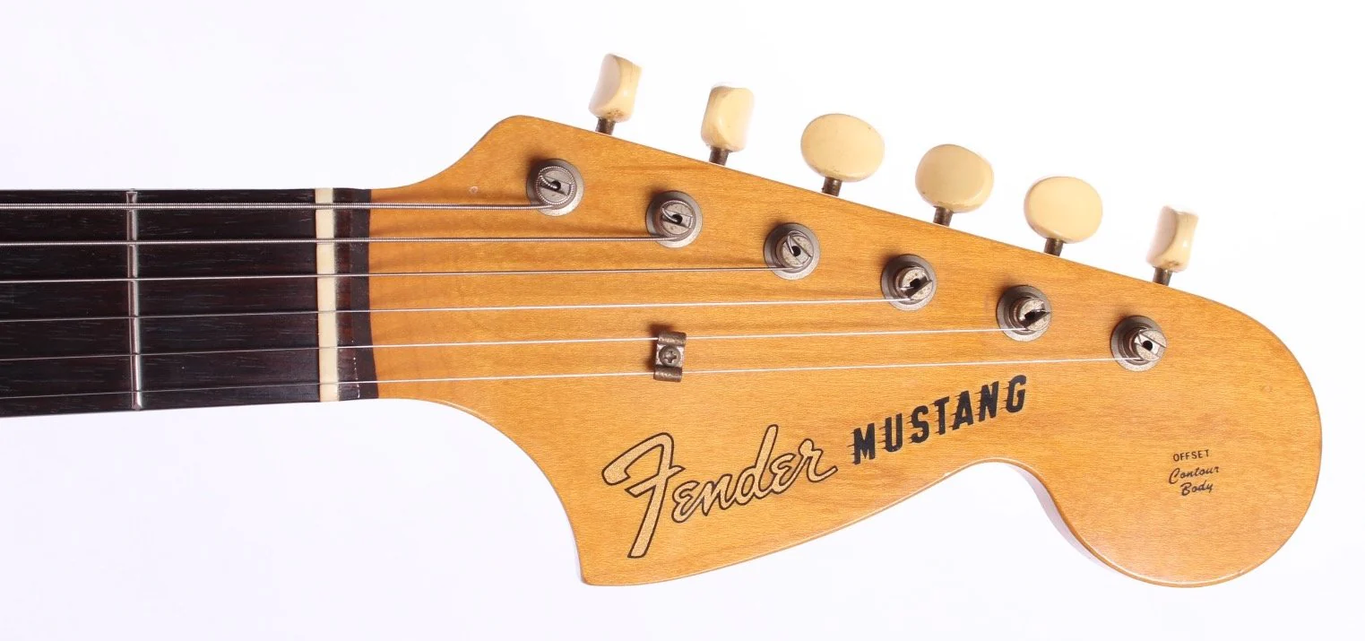 1994 Fender Mustang 65 Reissue vintage white - Image 5