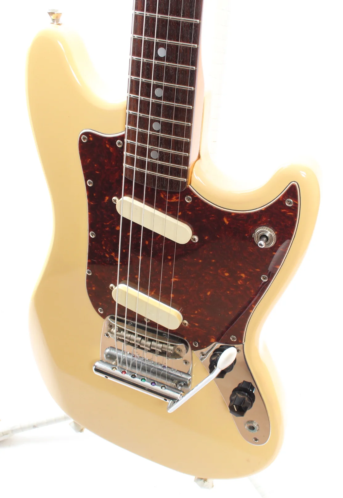 1994 Fender Mustang 69 Reissue vintage white - Image 3