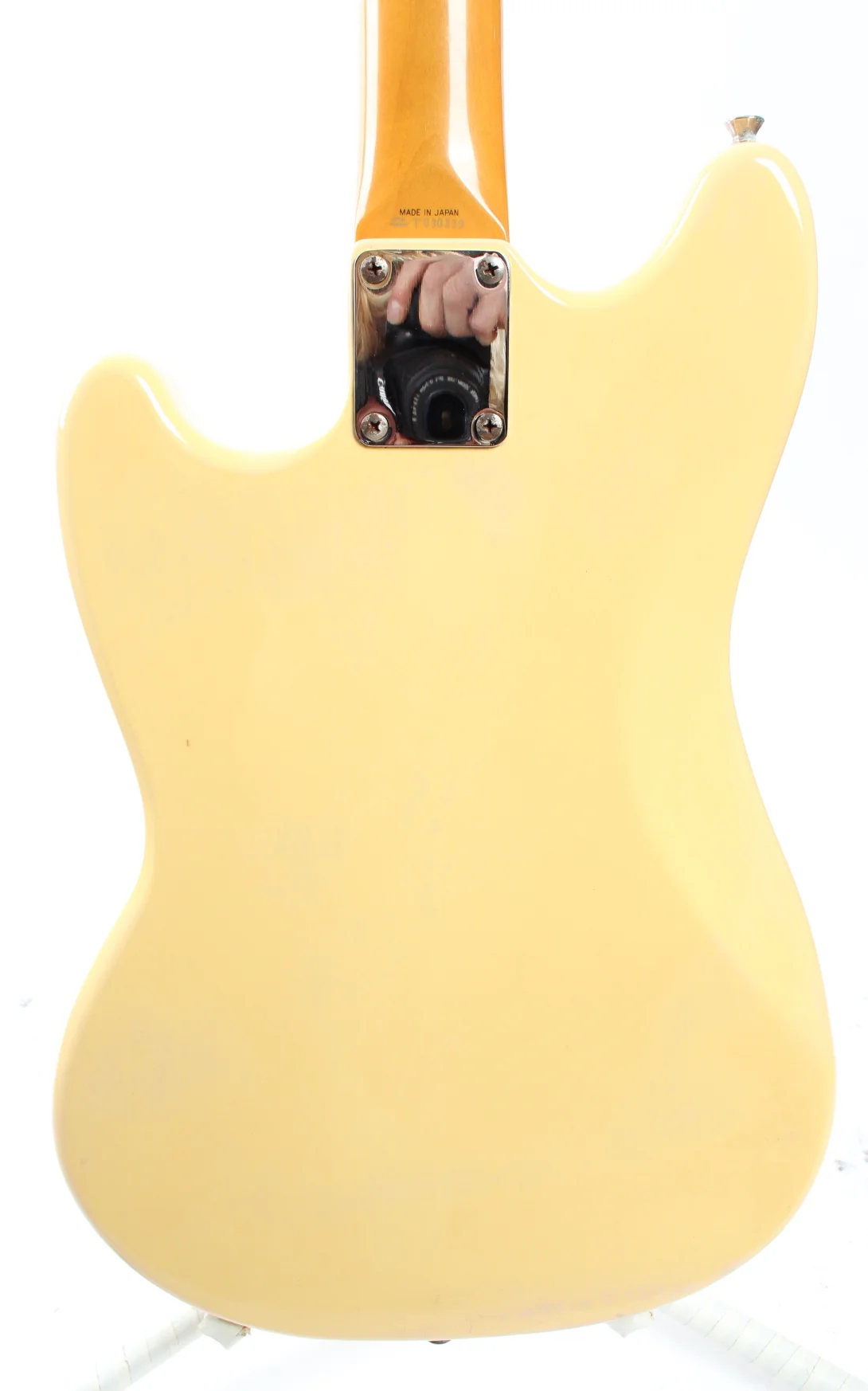 1994 Fender Mustang 69 Reissue vintage white - Image 7