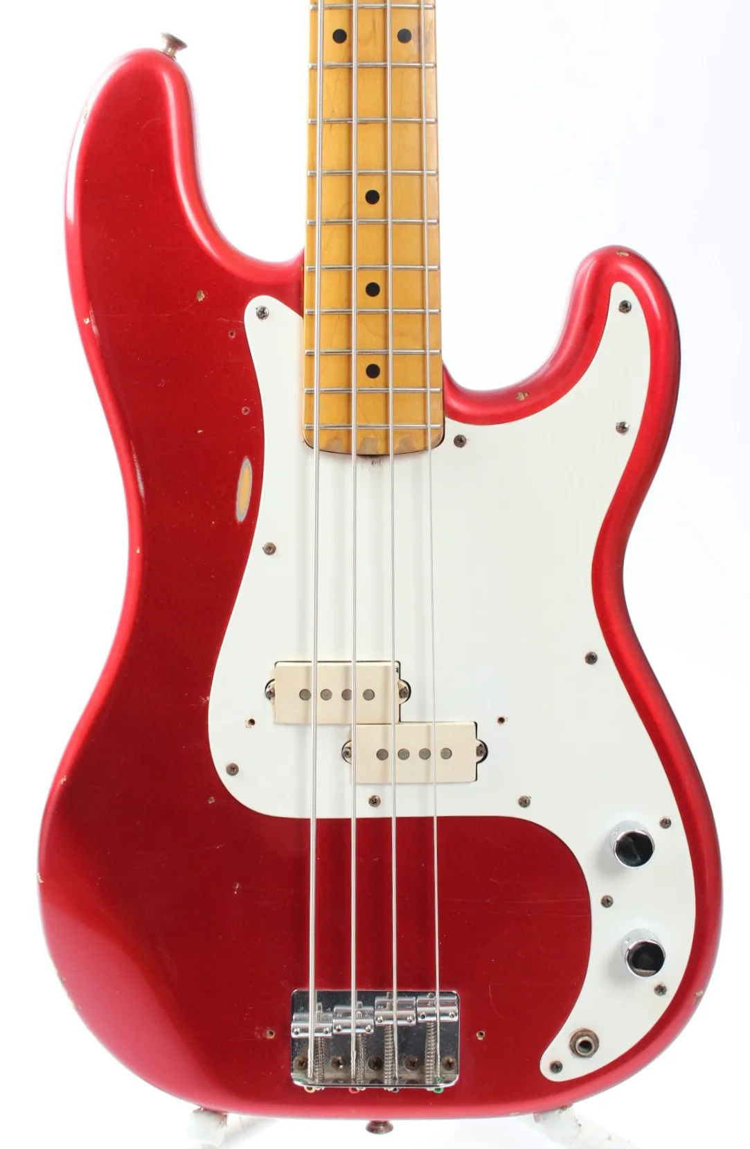 1994 Fender Precision Bass 57 Reissue candy apple red - Image 4