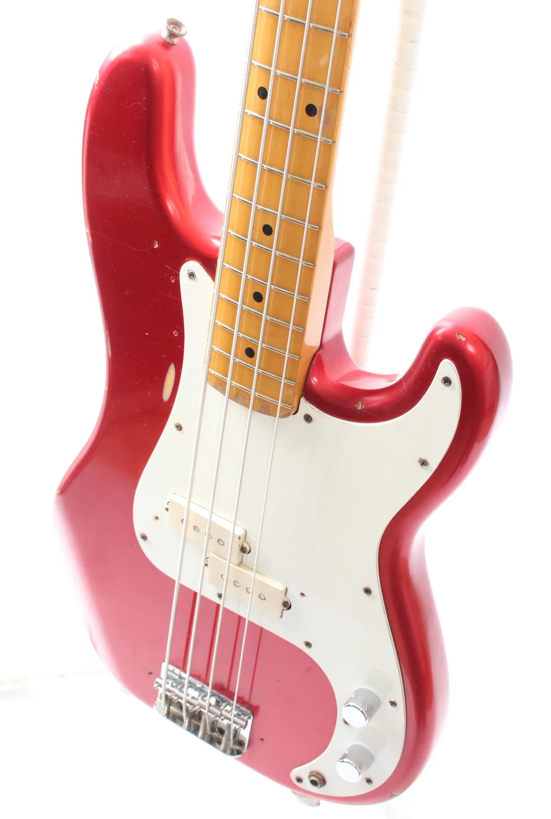 1994 Fender Precision Bass 57 Reissue candy apple red - Image 5
