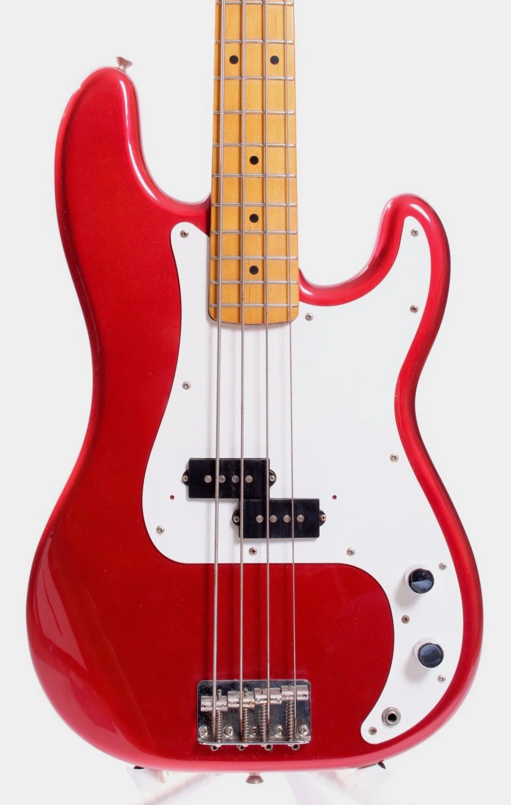 1994 Fender Precision Bass 57 Reissue candy apple red - Image 2