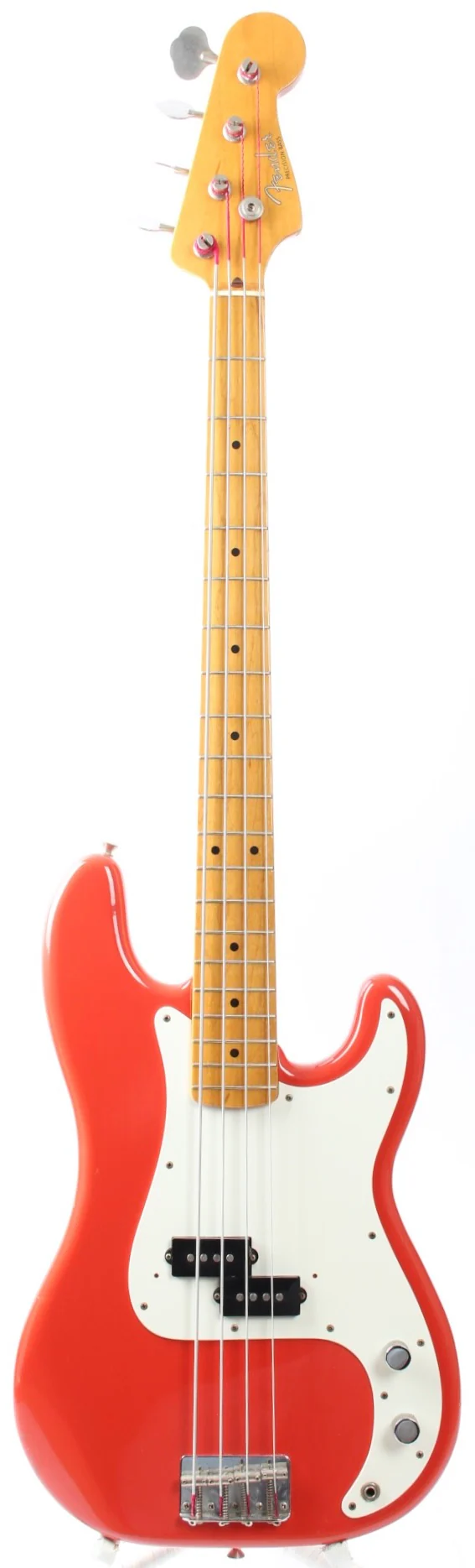 1994 Fender Precision Bass 57 Reissue fiesta red