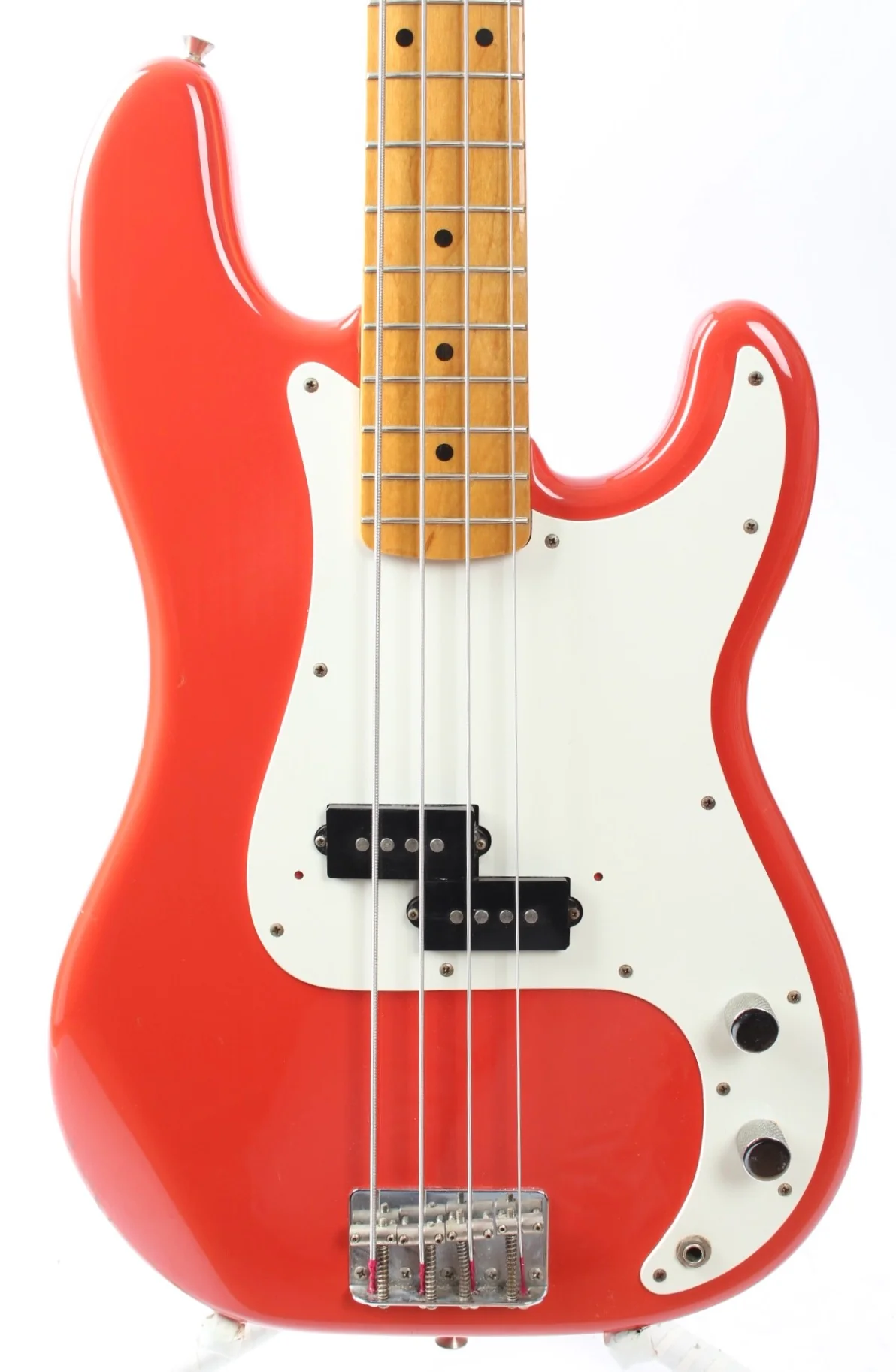 1994 Fender Precision Bass 57 Reissue fiesta red - Image 2