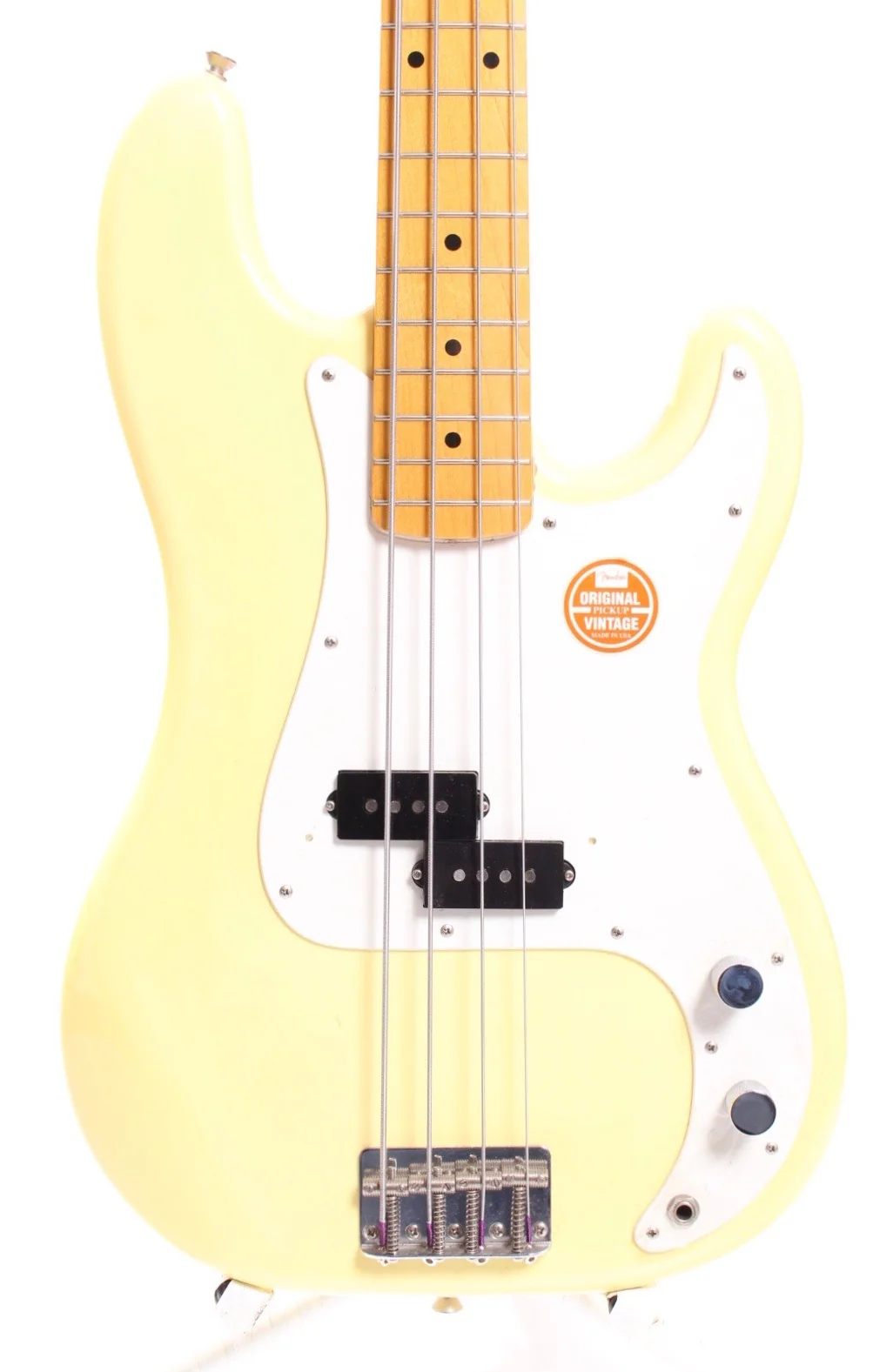 1994 Fender Precision Bass 57 Reissue vintage white - Image 2