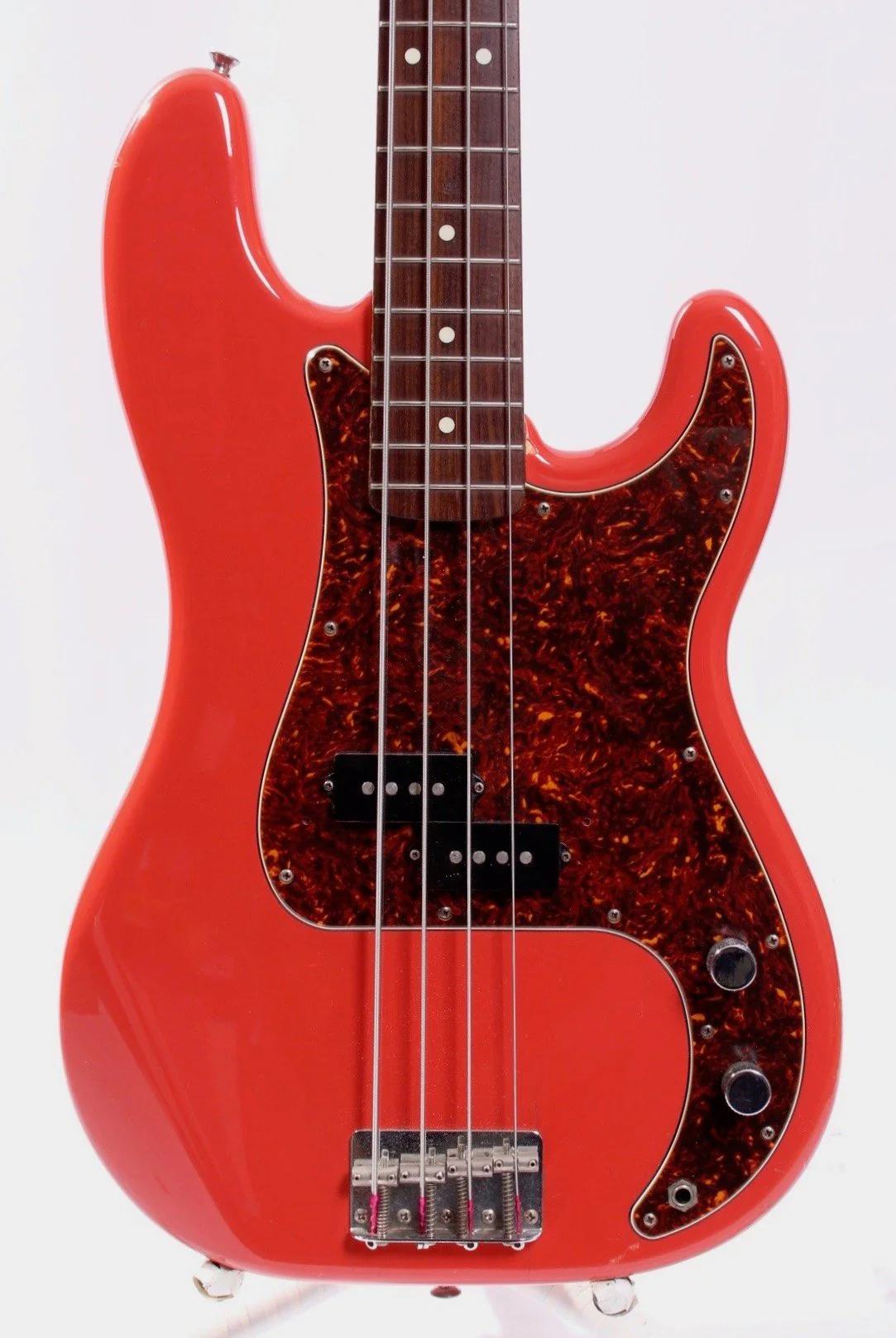 1994 Fender Precision Bass 62 Reissue fiesta red - Image 2