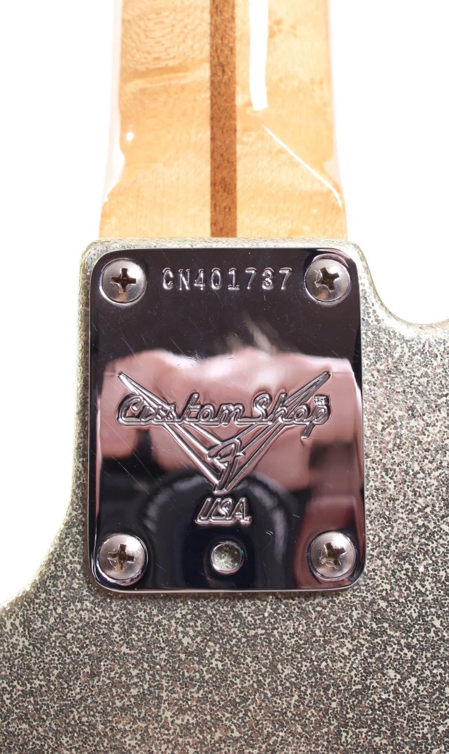 1994 Fender Sparkle Telecaster Custom Shop silver metallic - Image 11