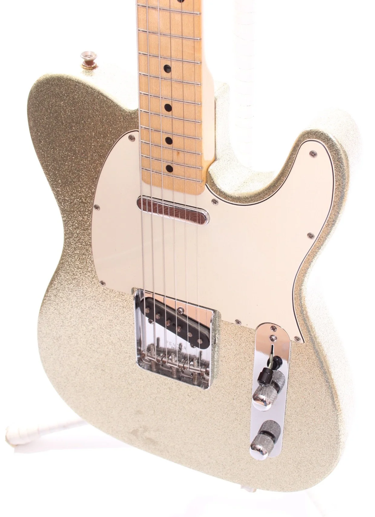 1994 Fender Sparkle Telecaster Custom Shop silver metallic - Image 3