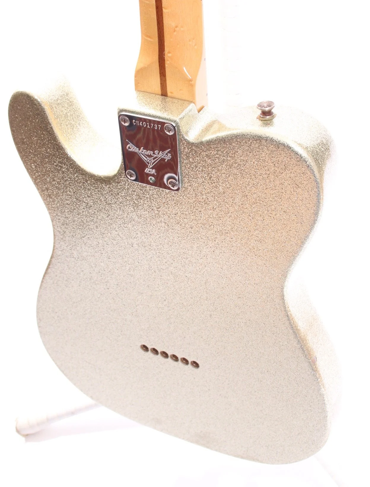 1994 Fender Sparkle Telecaster Custom Shop silver metallic - Image 8