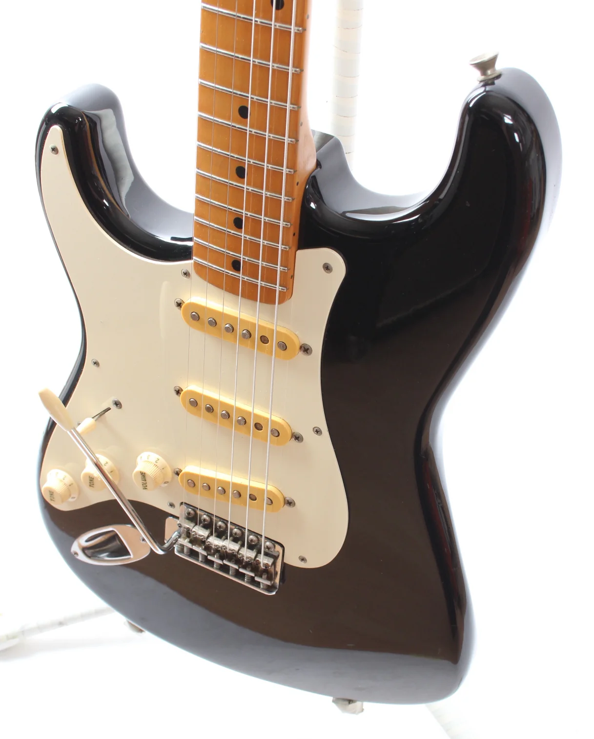 1994 Fender Stratocaster 57 Reissue Lefty Custom Shop Pickups black - Image 3