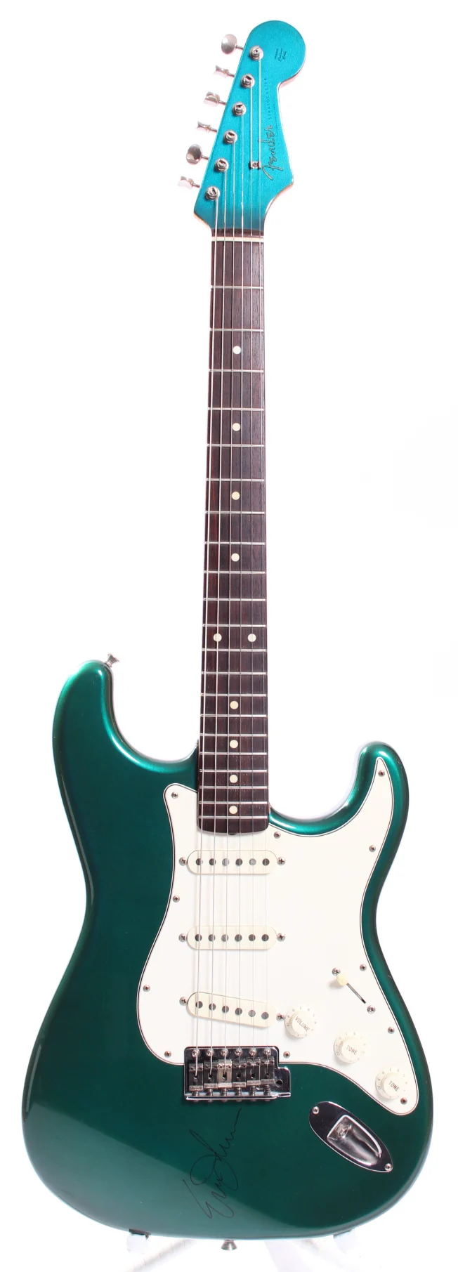 1994 Fender Stratocaster '62 Reissue matching headstock photoflame lake placid blue