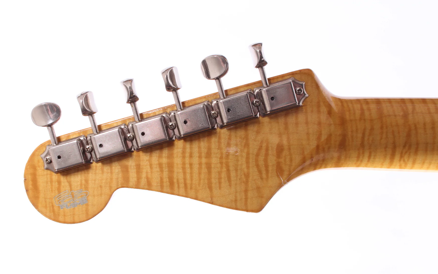 1994 Fender Stratocaster '62 Reissue matching headstock photoflame lake placid blue - Image 10