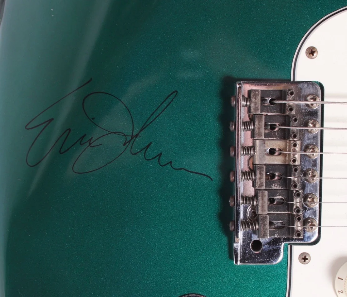1994 Fender Stratocaster '62 Reissue matching headstock photoflame lake placid blue - Image 12