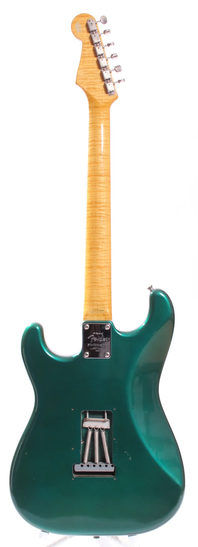 1994 Fender Stratocaster '62 Reissue matching headstock photoflame lake placid blue - Image 6