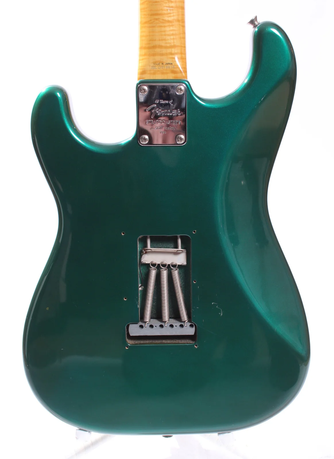 1994 Fender Stratocaster '62 Reissue matching headstock photoflame lake placid blue - Image 7
