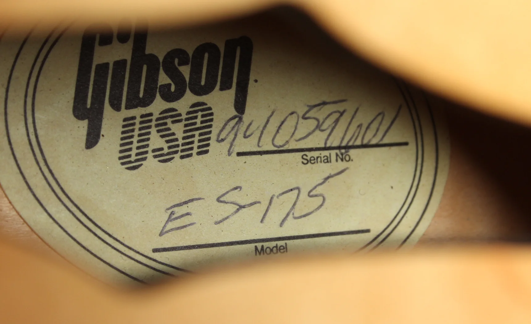 1994 Gibson ES-175 antique natural - Image 11