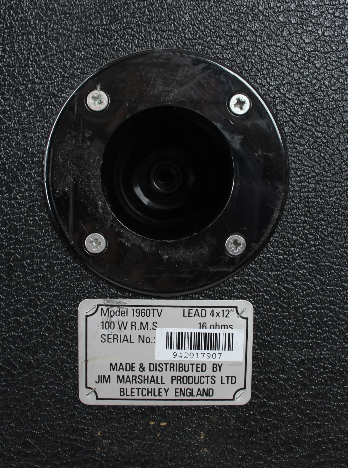 1994 Marshall 1960TV 4x12" black - Image 5