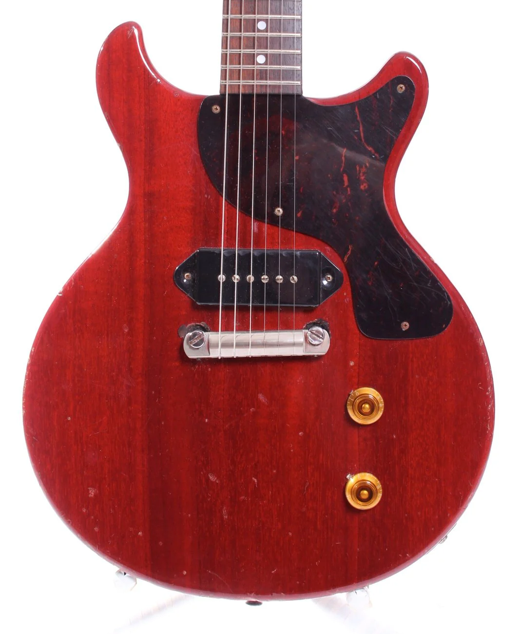 1994 Orville Les Paul Junior Double Cutaway cherry red - Image 6