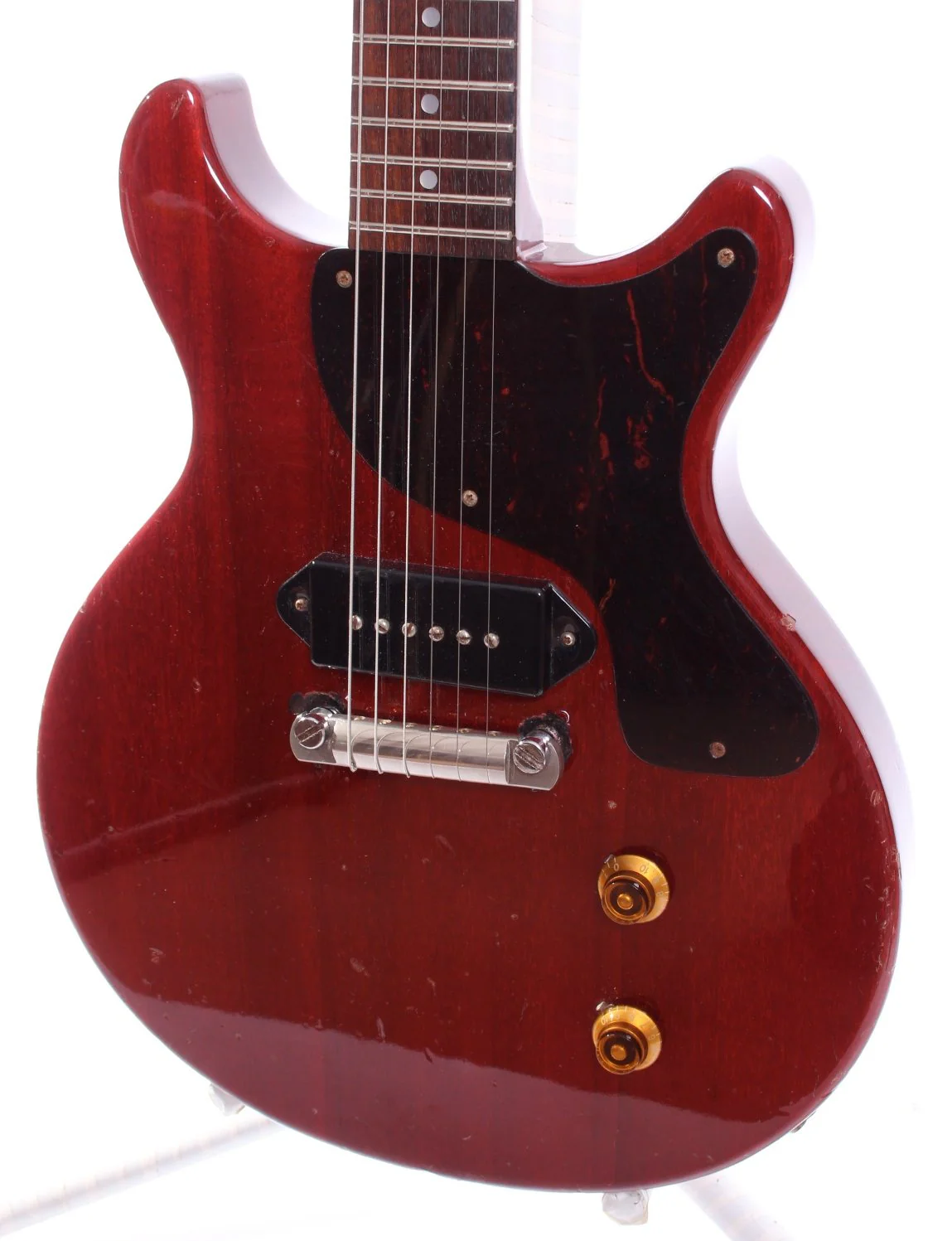 1994 Orville Les Paul Junior Double Cutaway cherry red - Image 7