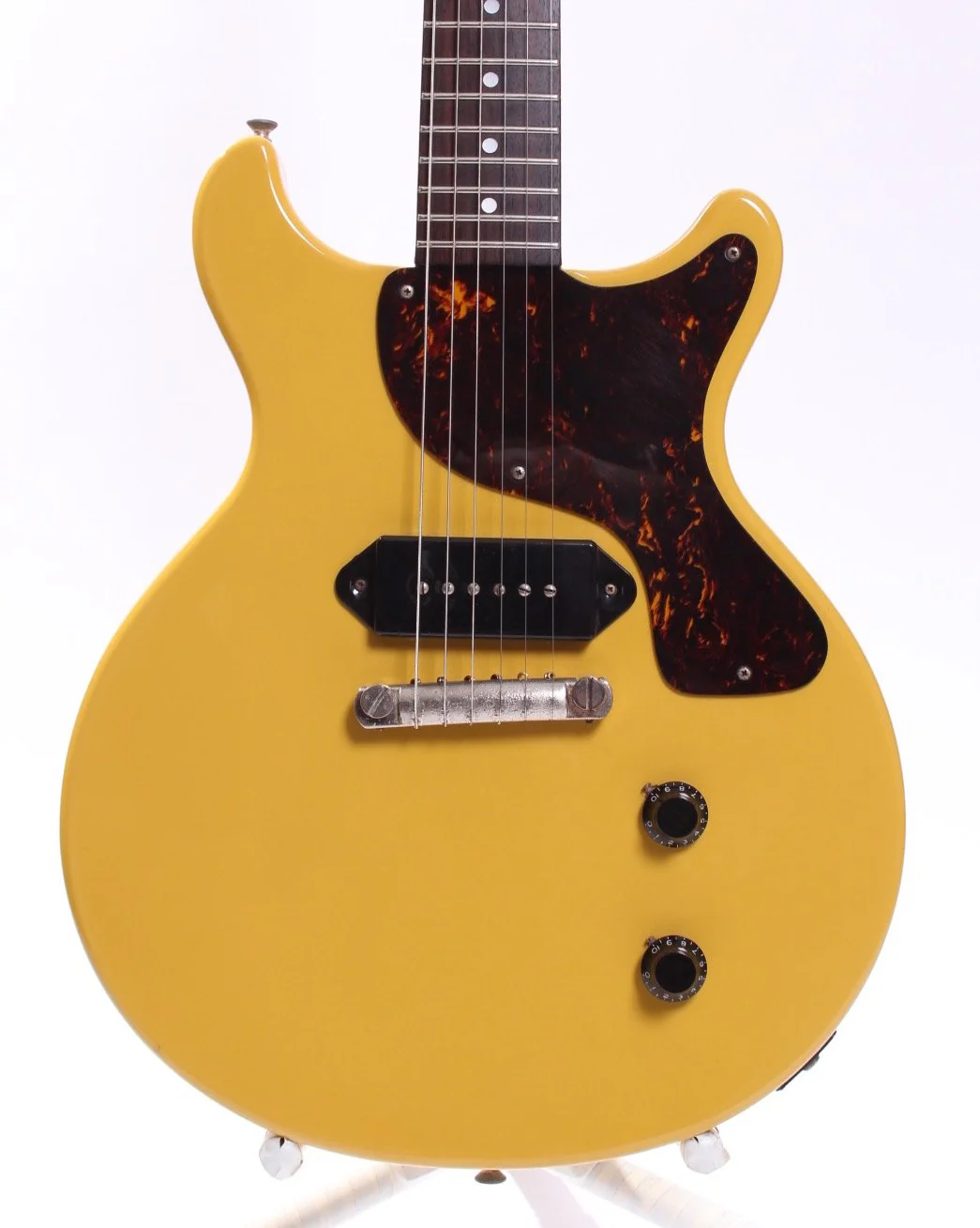 1994 Orville Les Paul Junior double cutaway tv yellow - Image 2