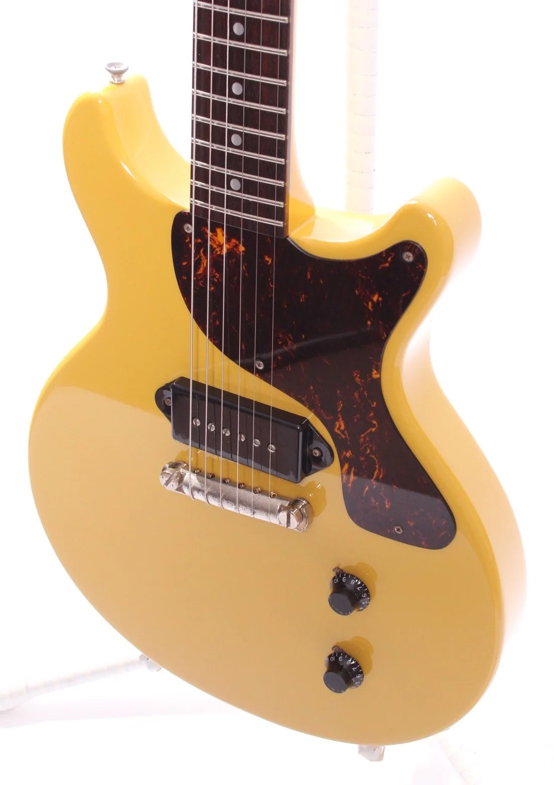1994 Orville Les Paul Junior double cutaway tv yellow - Image 3